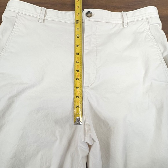 Banana Republic High Rise Authentic Chino Off White Cream Womens Pants Size 16 - Picture 8 of 14
